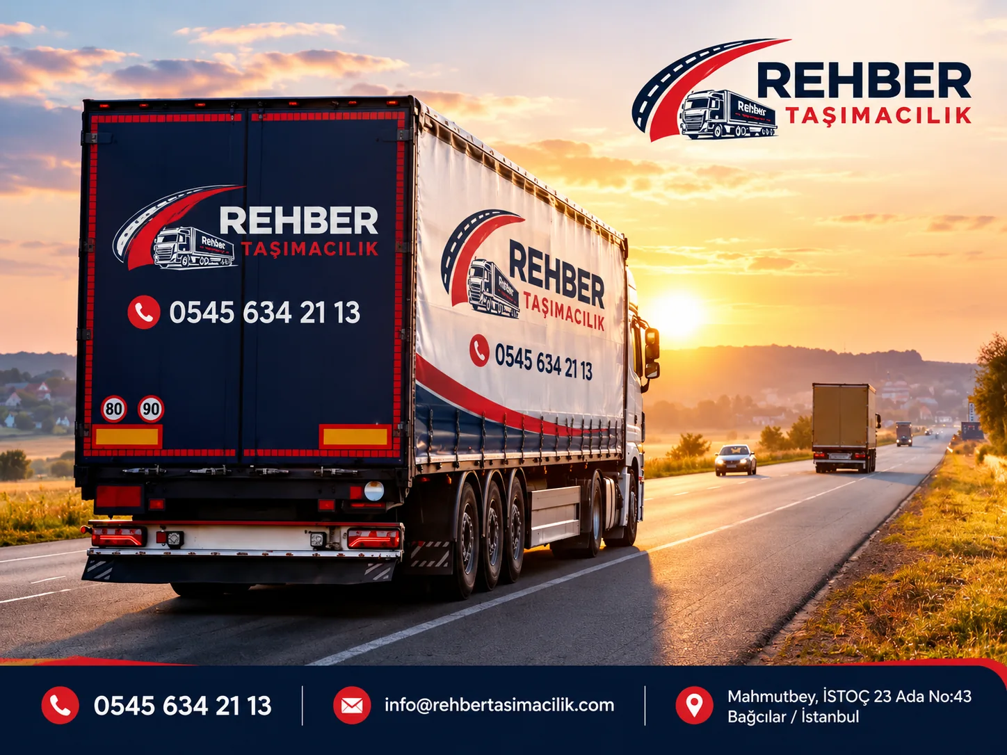 Rehber Taşımacılık uzun yol yük taşıma aracı